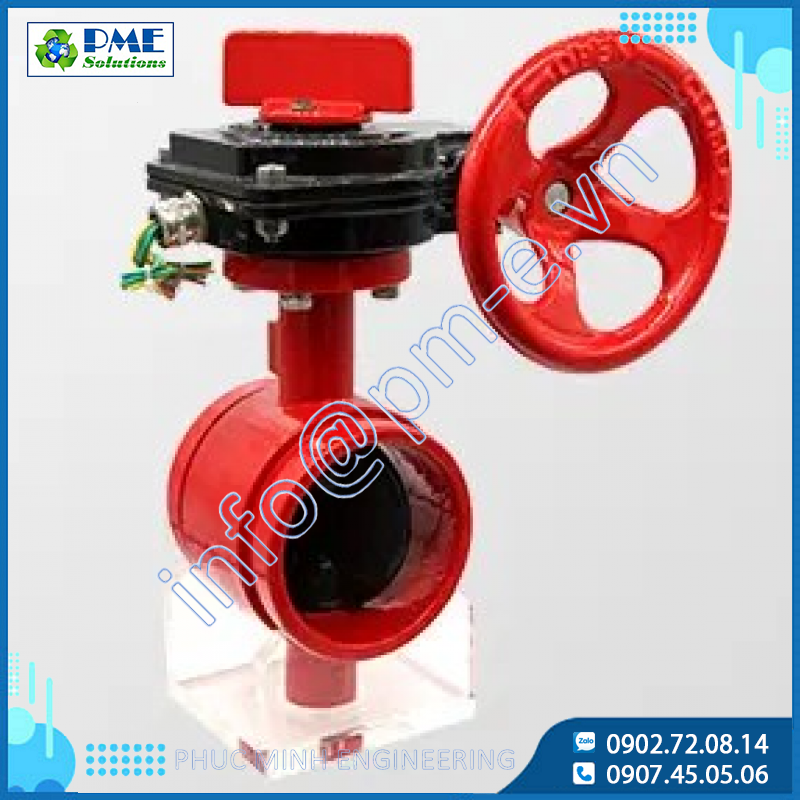 Grooved butterfly valve B90 Jaki