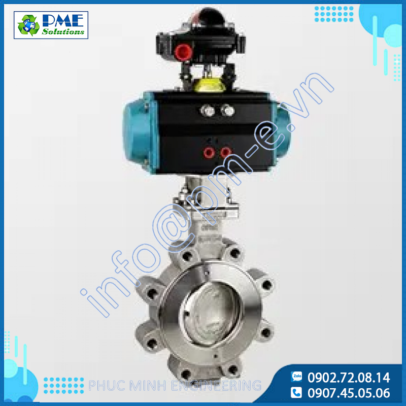 Pneumatic High Performance Butterfly Valve 121L Jaki