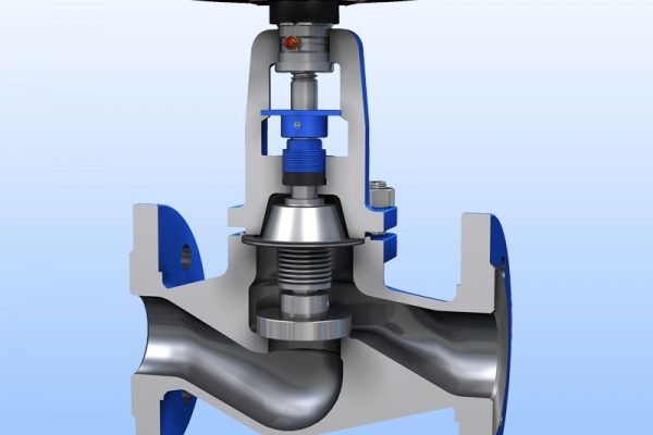 ETM DIN Bellows Globe Valve