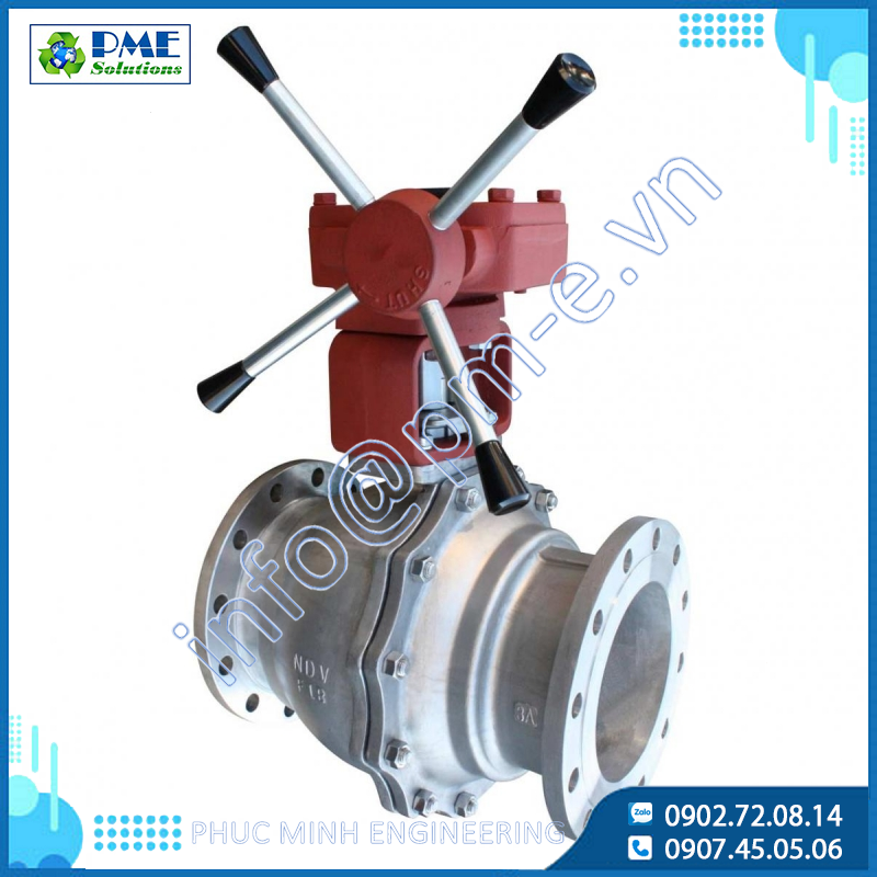 Van Bi 2 Ngã Tay Quay Inox 304 NDV Nhật Bản Model FG107NB