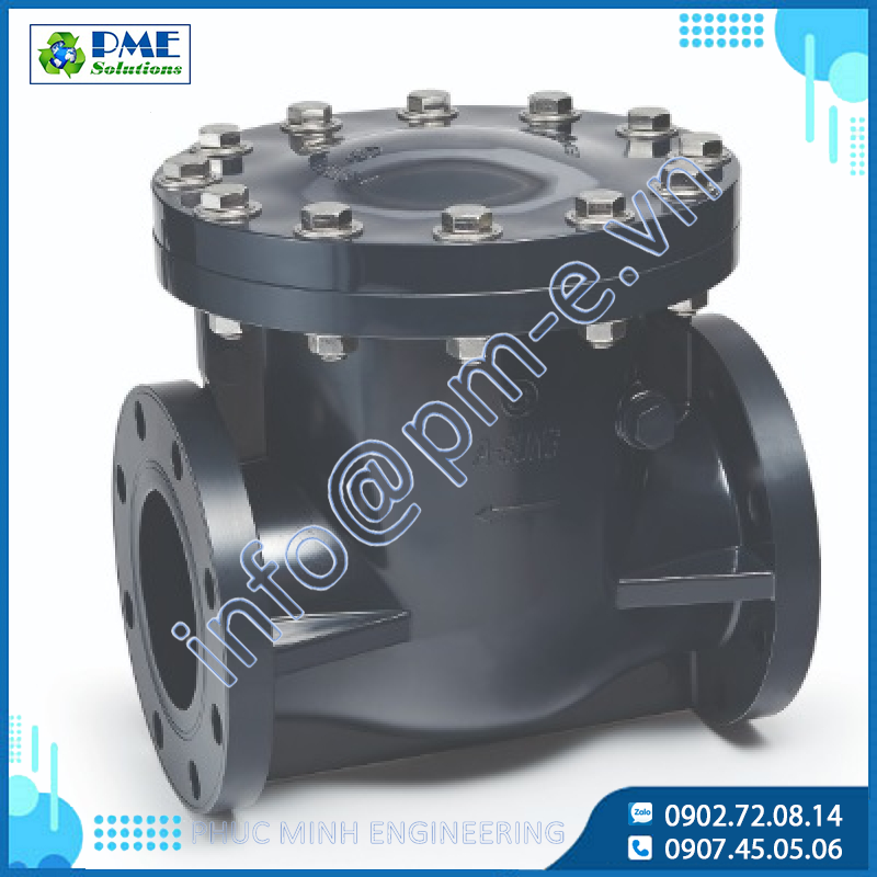 Van Một Chiều Lá Lật PVC Sạch Asung