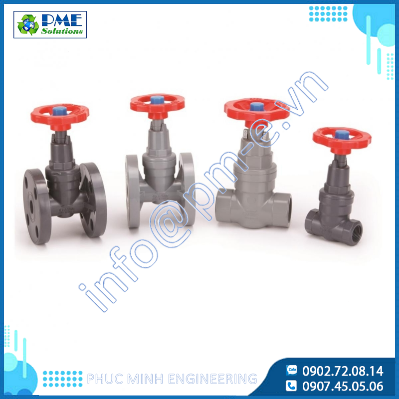 GLOBE (STOP) VALVE – Van cầu PVC, CPVC, PVDF cho đường ống nhỏ & kiểm soát lưu lượng