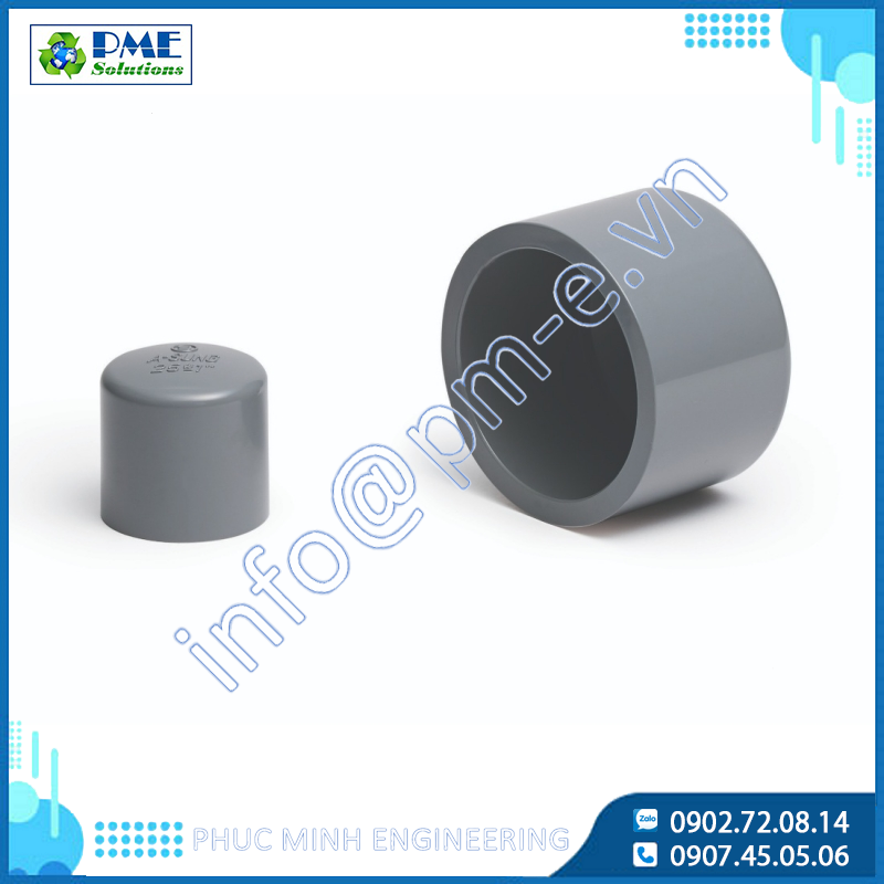 CPVC Cap Asung Hàn Quốc – Phụ kiện ống CPVC chất lượng cao