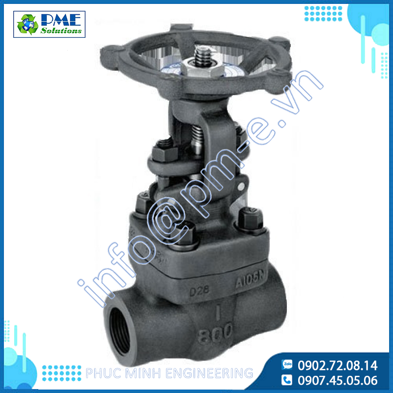 VINVAL Forged Steel Gate Valve API 602 | High Pressure Class 800–2500