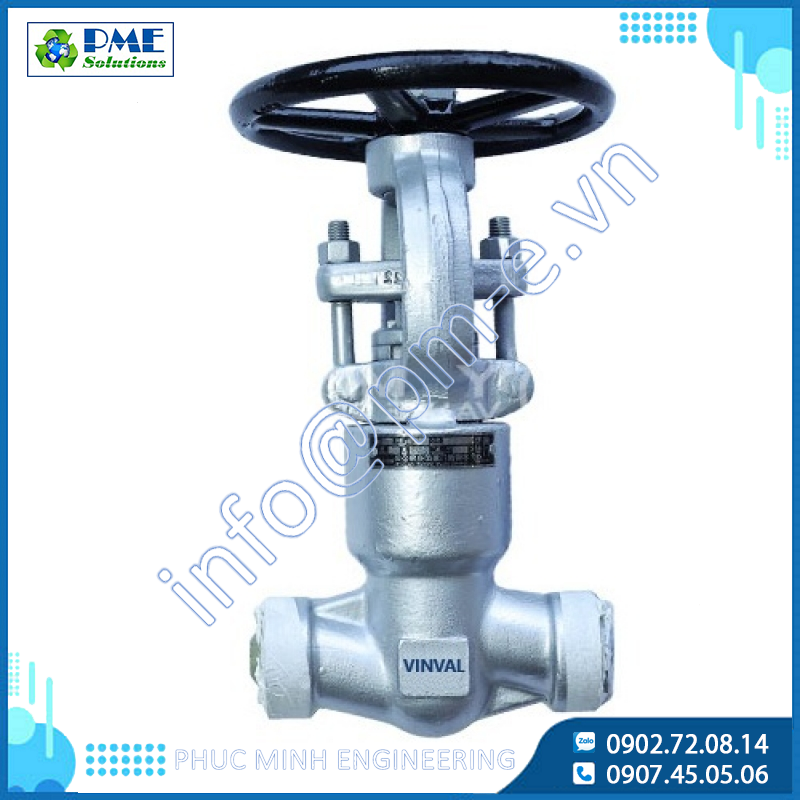 VINVAL High Pressure Globe Valve F22 API 602 | Self-Sealing Class 150–2500