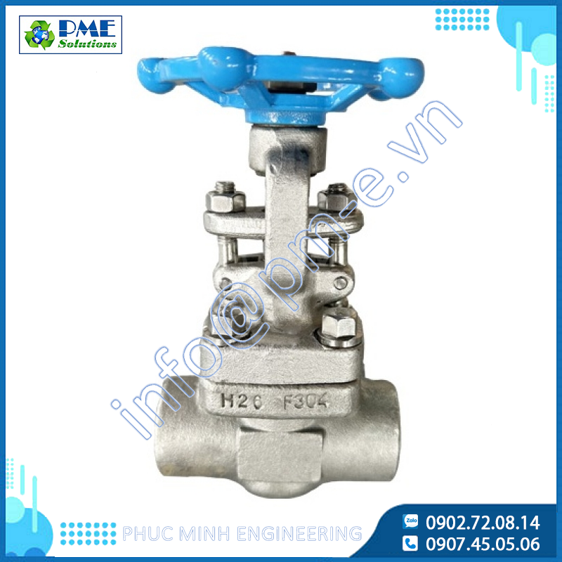 VINVAL F304 Socket Weld Gate Valve API 602 | Class 150–2500
