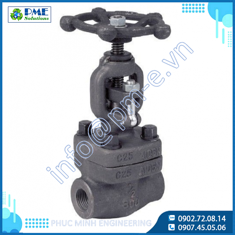 Van Cầu Thép Rèn Nối Ren VINVAL Class 800–2500 | API 602 Áp Suất Cao