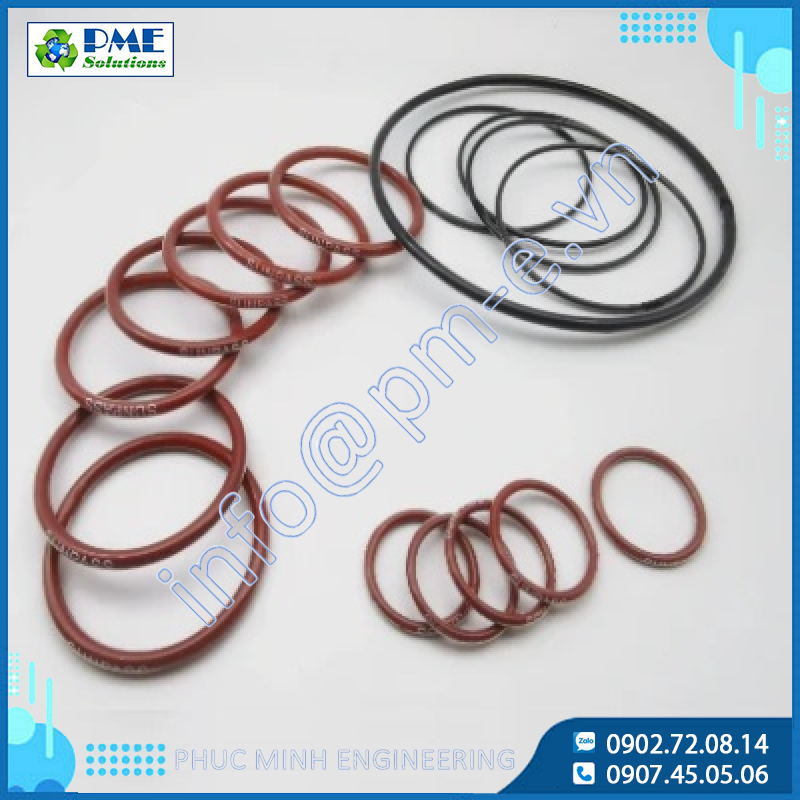 PTFE Encapsulated O-Rings Sunpass | Gioăng Chữ O FEP/PTFE Chịu Hóa Chất Và Nhiệt Cao
