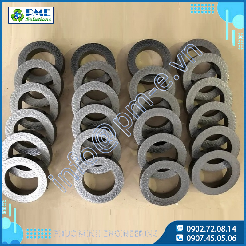 Graphite Packing Ring Sunpass | Vòng Chèn Graphite Chịu Nhiệt Và Áp Suất Cao