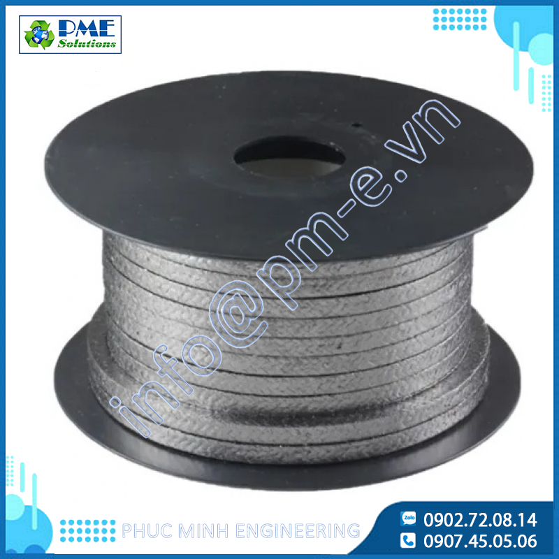 Pure Graphite Woven Packing Sunpass | Dây Tết Chèn Graphite Tinh Khiết Chịu Nhiệt Cao
