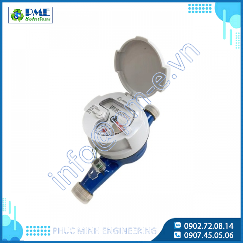Đồng Hồ Nước Đọc Từ Xa AMT MJB-AMR DN15 Ammete | Brass Multi-Jet AMR Water Meter | Giá tốt tại PM-E.VN