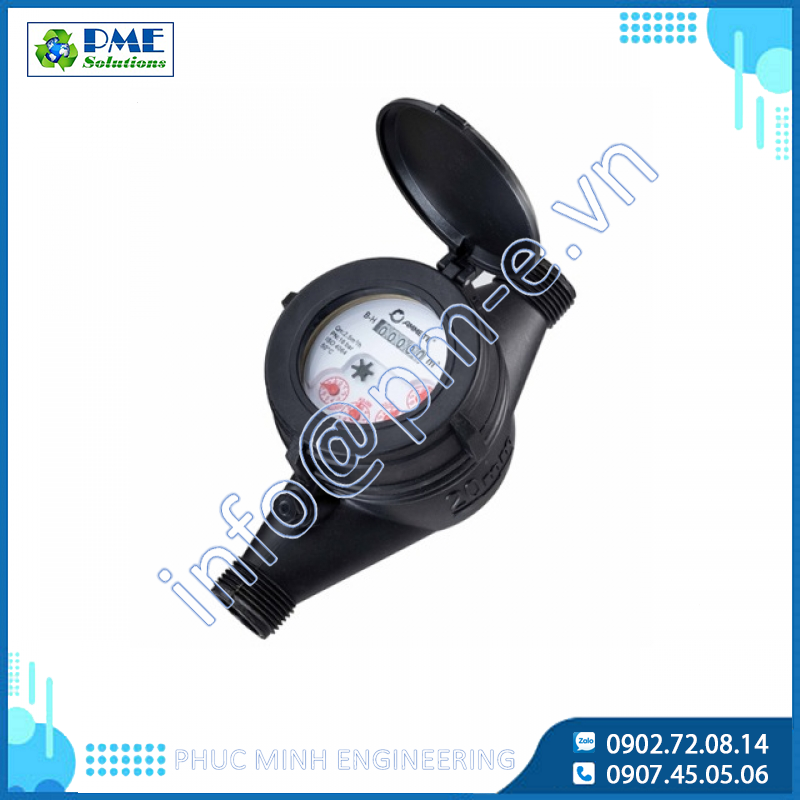 Đồng Hồ Nước Mặt Số Dầu AMT MJ-W Series Ammete | Multi-Jet Semi-Liquid Water Meter DN15-DN50 | Giá tốt tại PM-E.VN