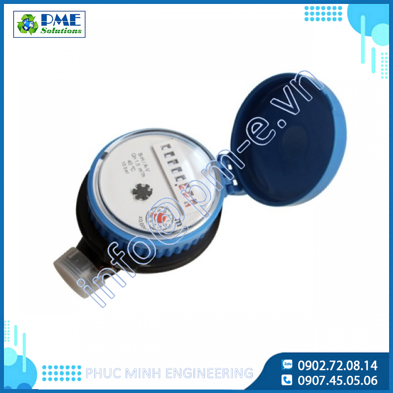 Đồng hồ đo nước khô một tia bằng đồng thau AMT SJB-D Series Ammete | Giá tốt tại PM-E.VN