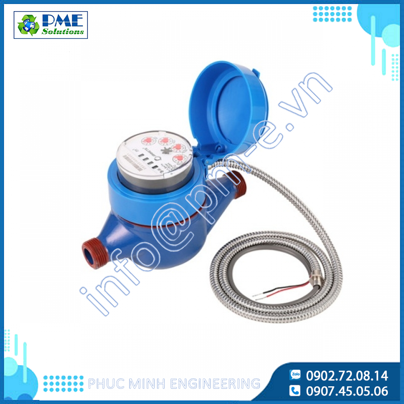 AMT PEC Series - Đồng hồ nước đọc trực tiếp quang điện thân gang