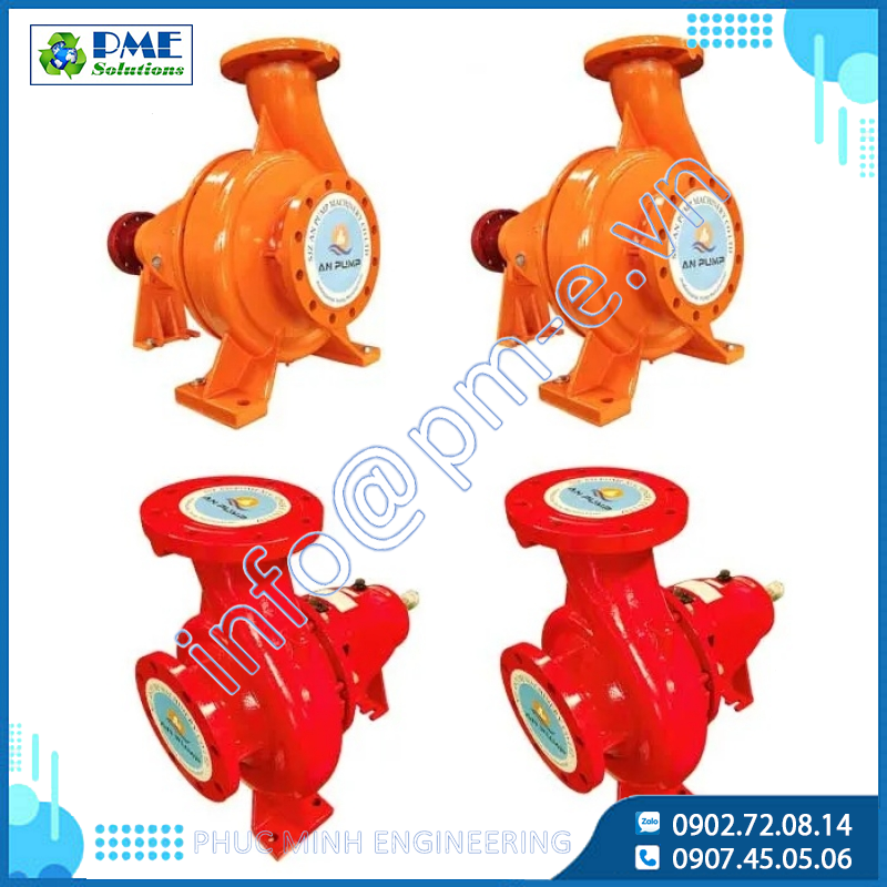Bơm ly tâm một cấp hút đầu trục (Single Stage End Suction Pump)